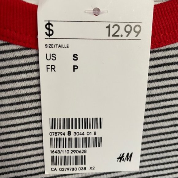 H&M Divided Striped T-Shirt - Picture 2 of 3